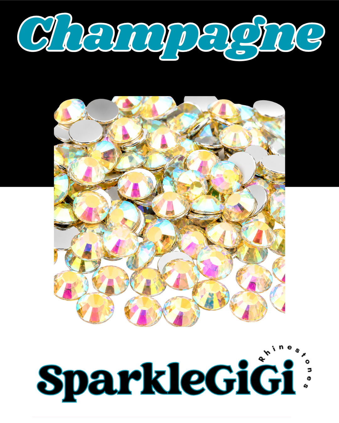CHAMPAGNE Classic AB Rhinestone
