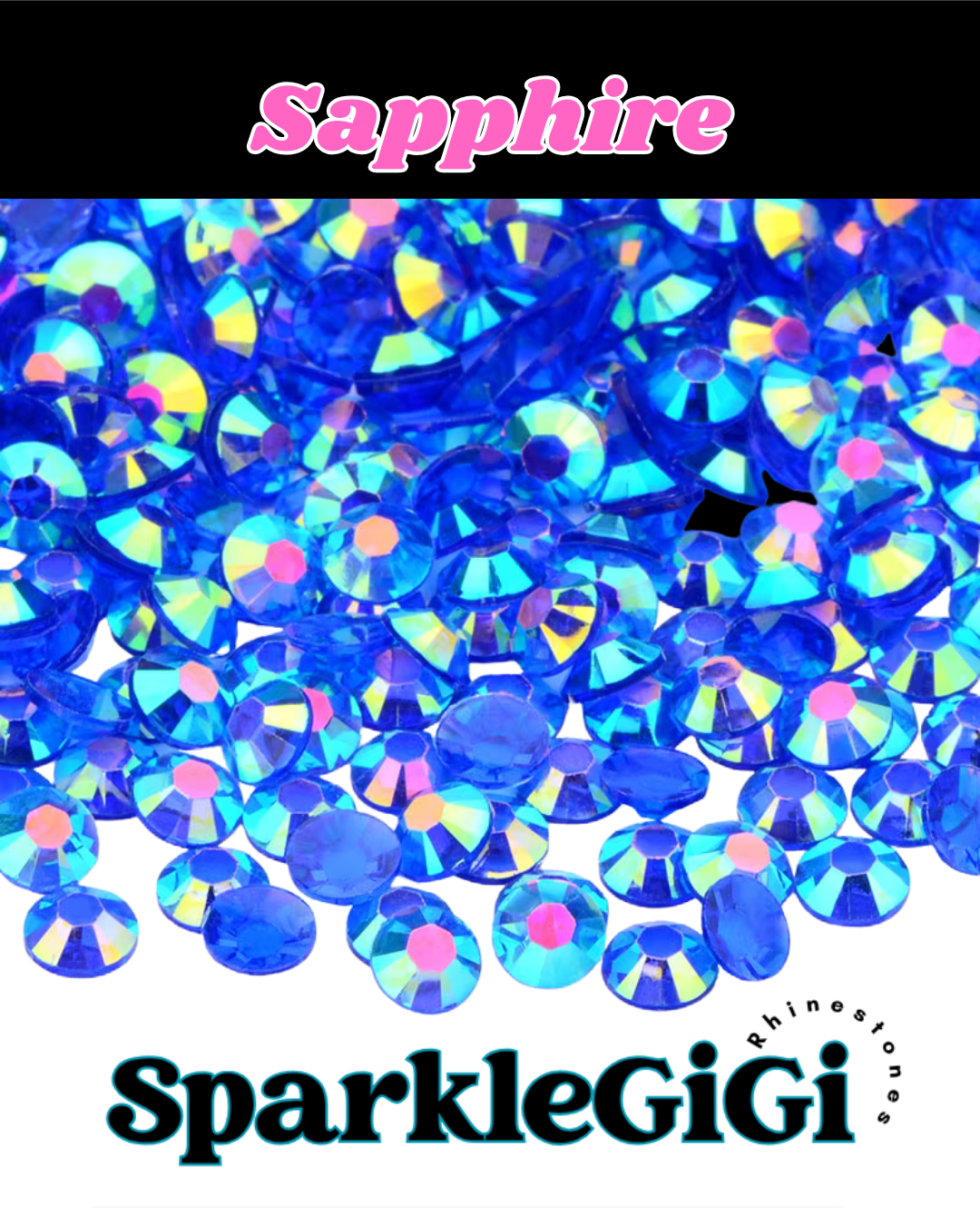 SAPPHIRE Transparent AB Rhinestone