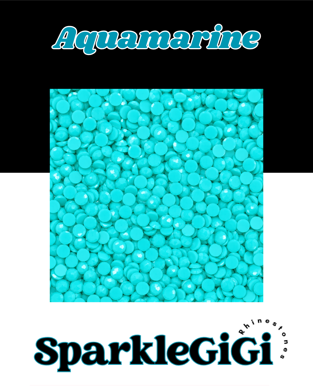 AQUAMARINE Jelly Rhinestone