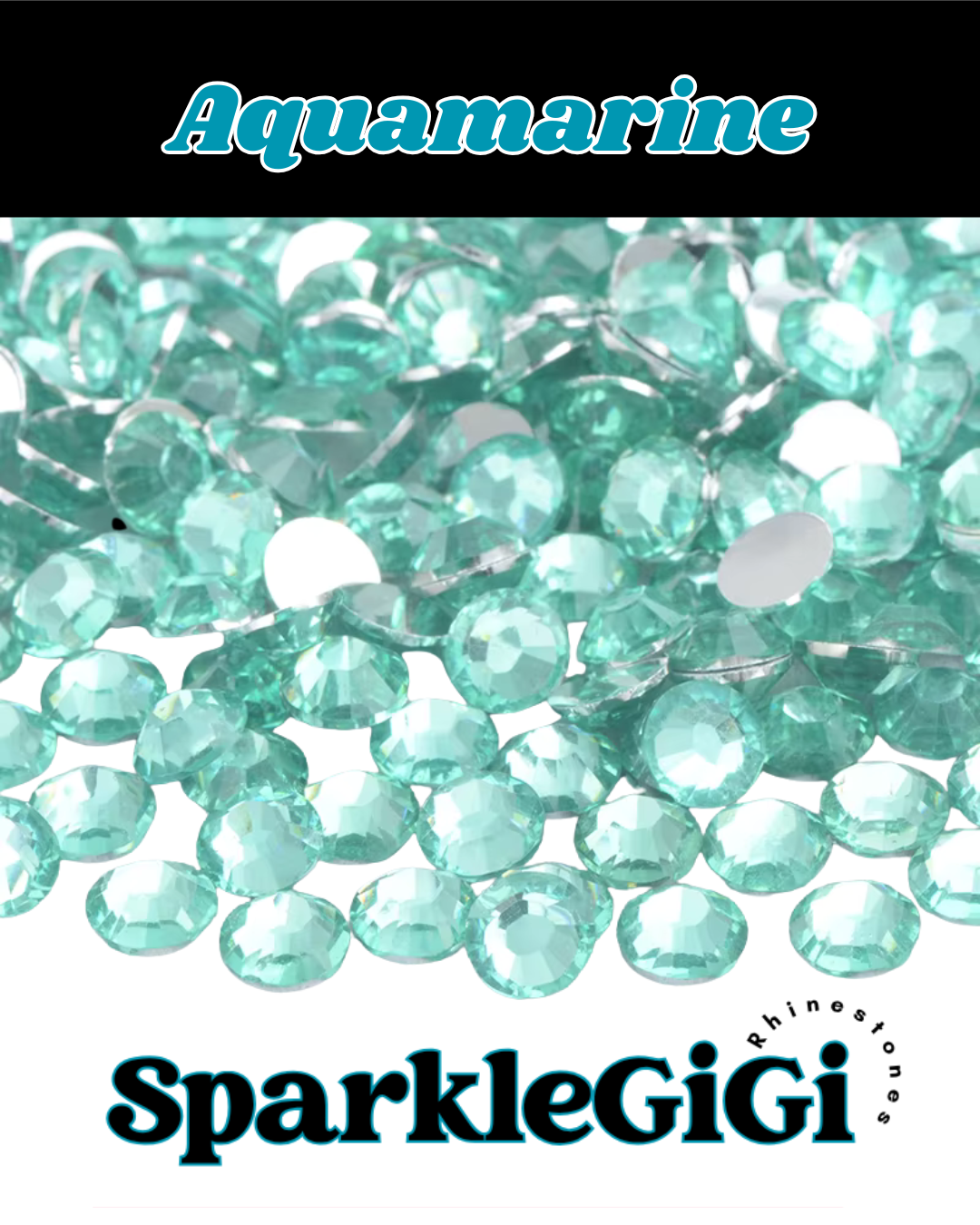 AQUAMARINE Classic Rhinestone