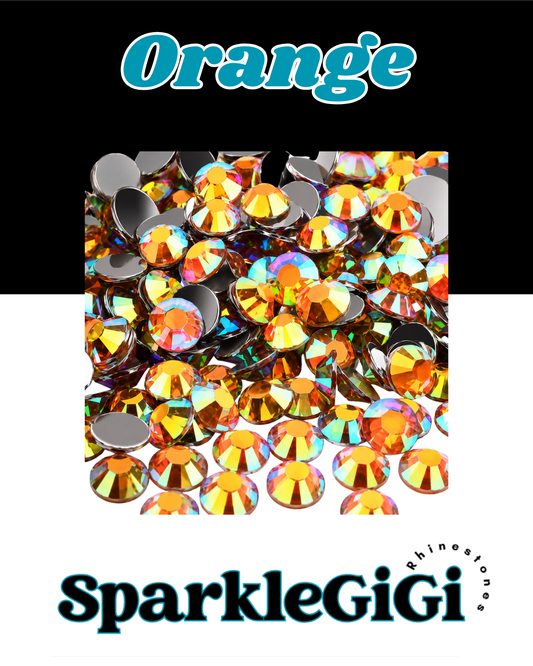 ORANGE Classic AB Rhinestone