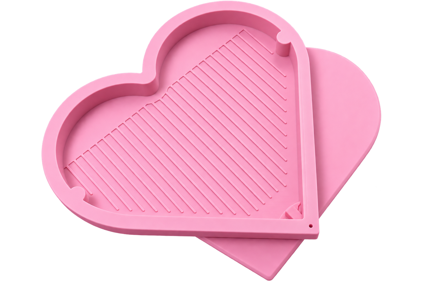 Heart Sorting Tray with Magnetic Lid and Pouring Spout