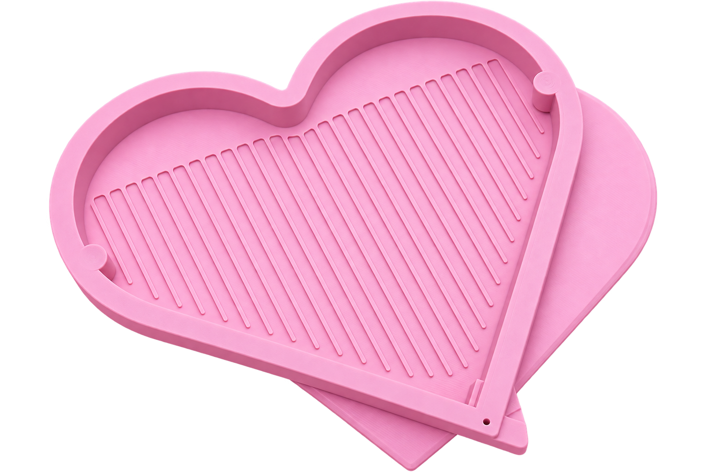 Heart Sorting Tray with Magnetic Lid and Pouring Spout