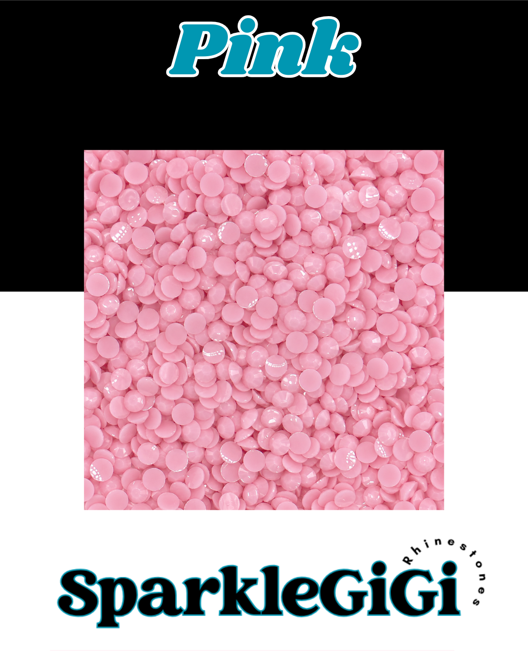 PINK Jelly Rhinestone
