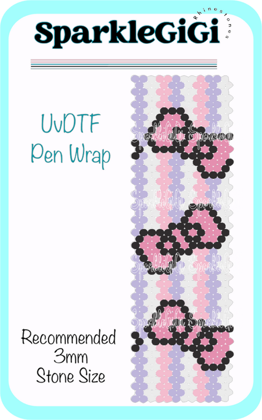 HK Bows Pen Template UVDTF