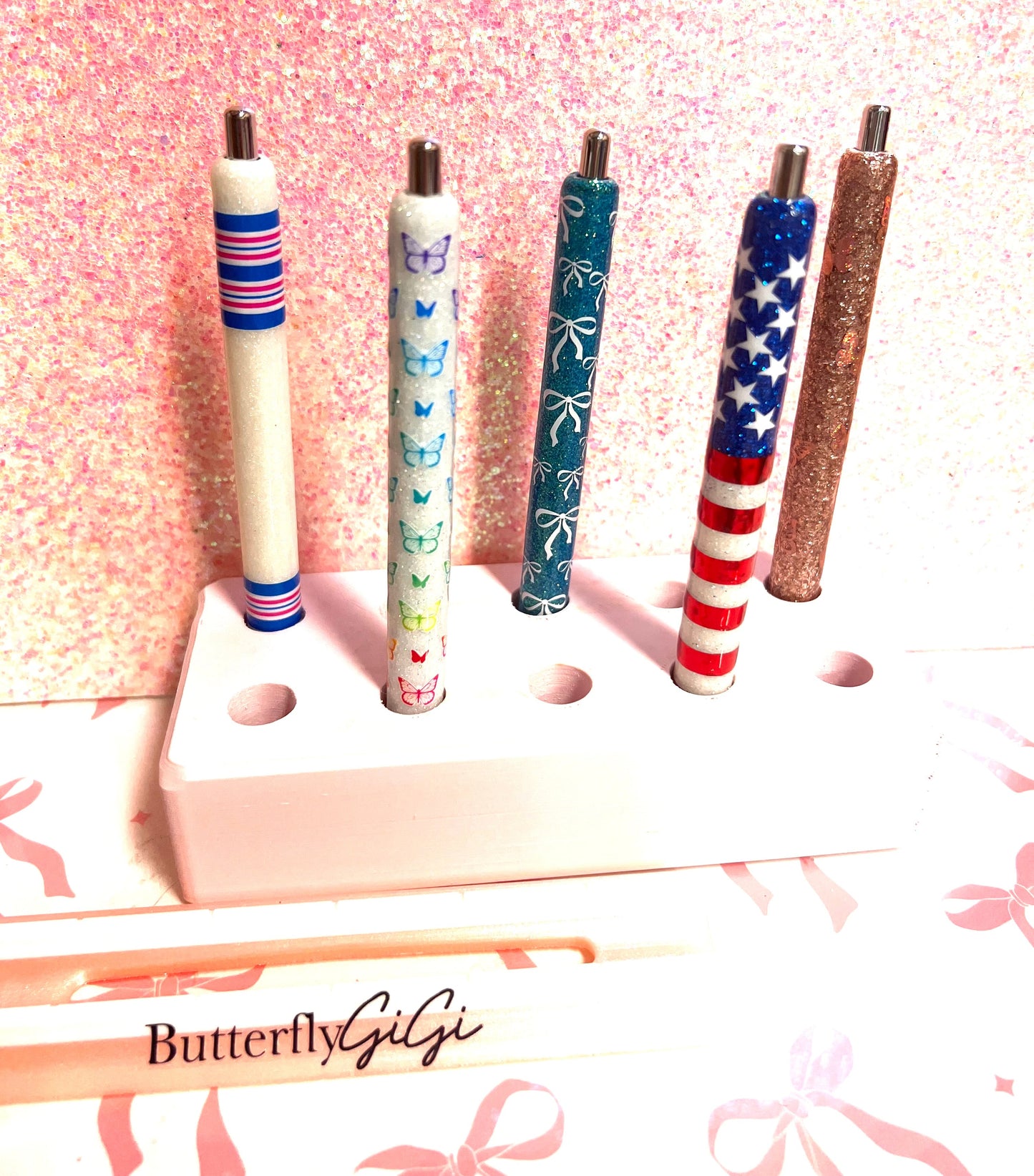 Pen Drying Holder/ Display Block 3D Printed