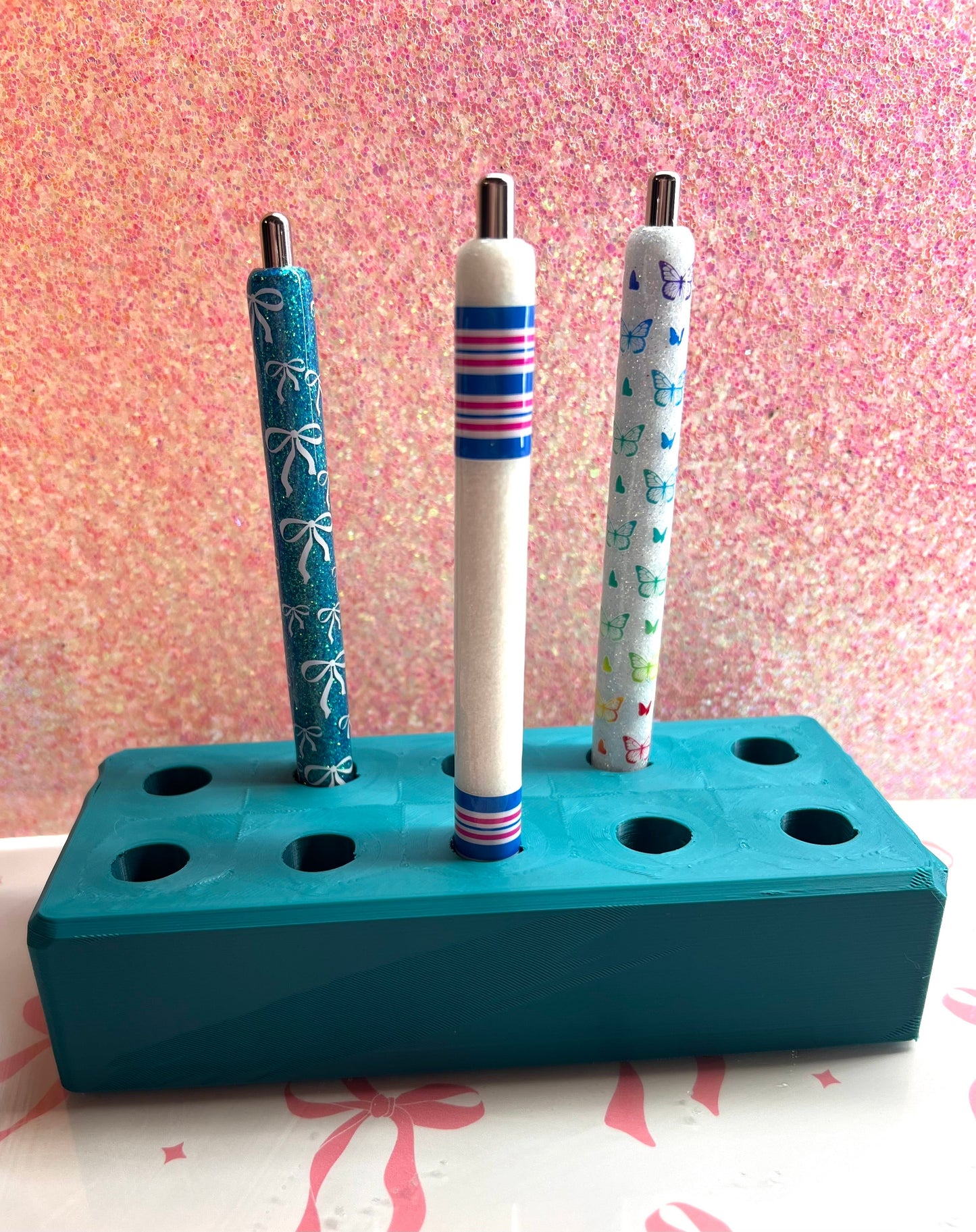 Pen Drying Holder/ Display Block 3D Printed