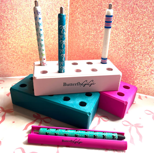 Pen Drying Holder/ Display Block 3D Printed