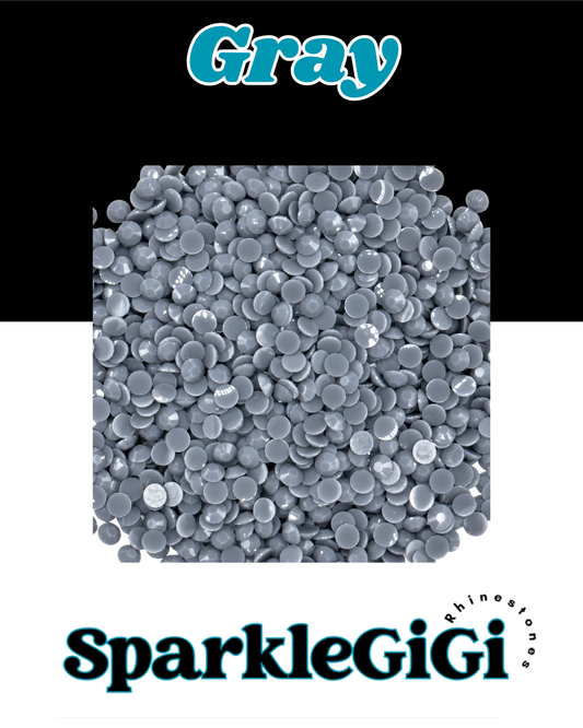 GRAY Jelly Rhinestone
