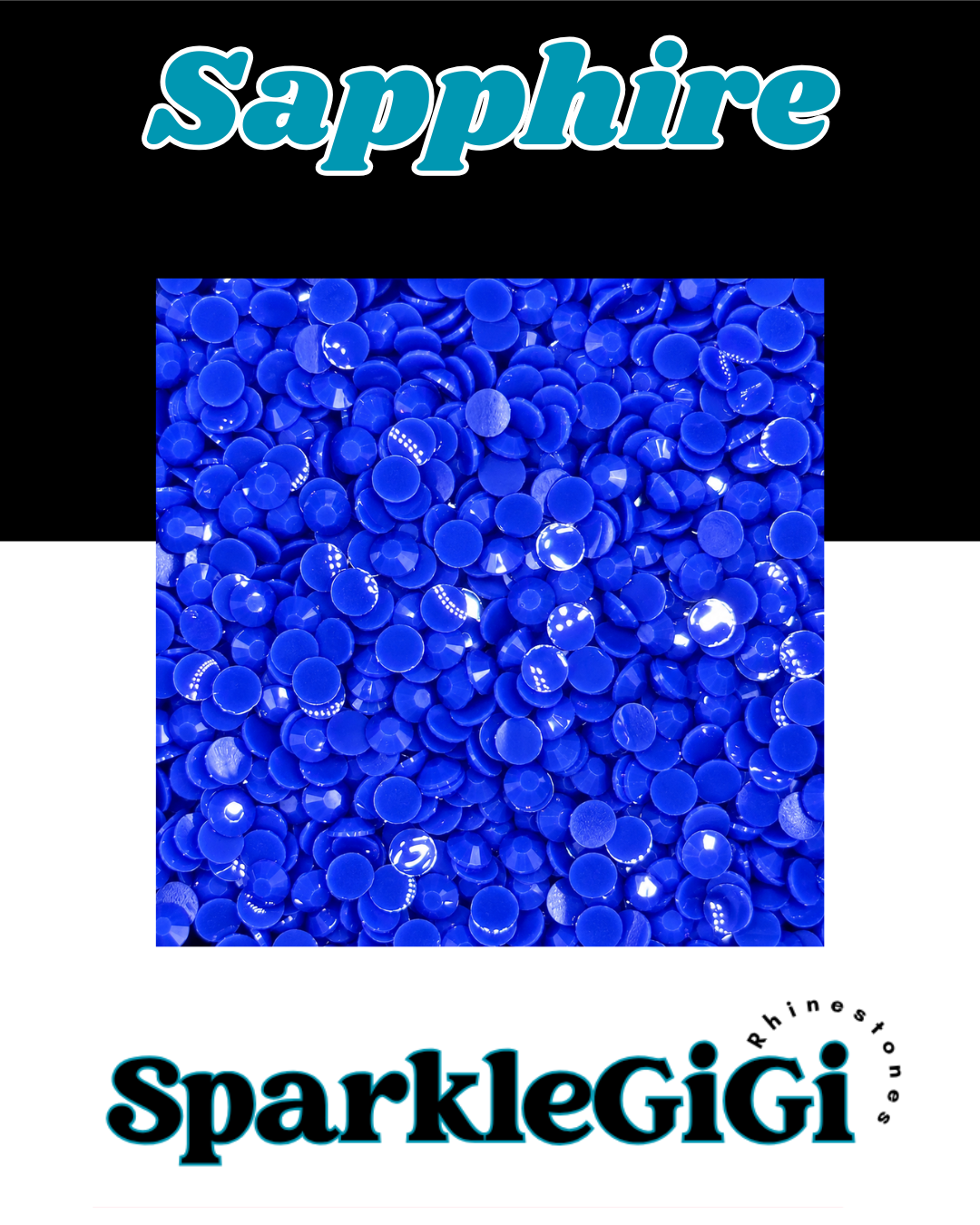 SAPPHIRE Jelly Rhinestone
