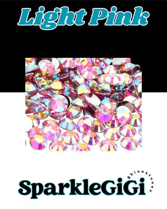 LIGHT PINK Classic AB Rhinestone