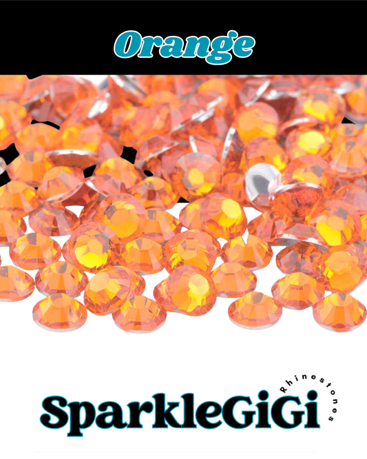 ORANGE/ HYACINTH Classic Rhinestone