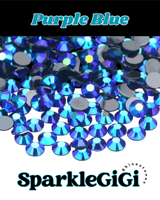 PURPLE BLUE Jelly AB Rhinestone