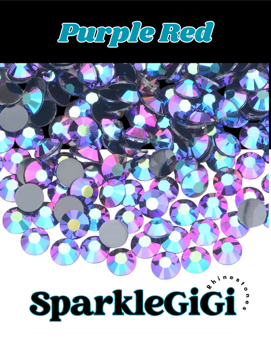PURPLE RED Jelly AB Rhinestone
