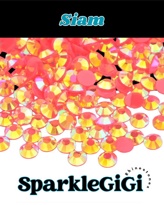 SIAM RED Jelly AB Rhinestone