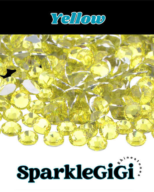 YELLOW CITRINE Classic Rhinestone