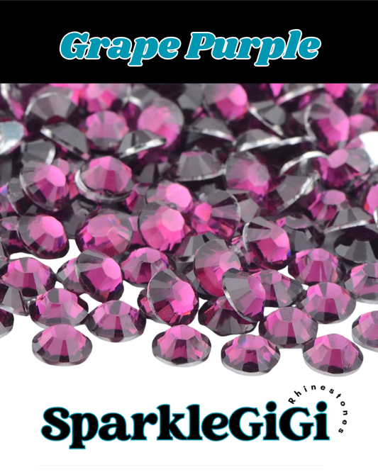 GRAPE PURPLE Classic Rhinestone