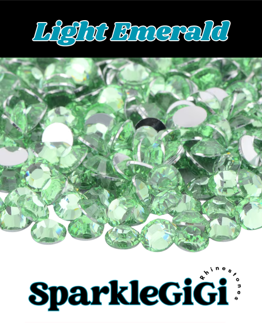 LT EMERALD/ PERIDOT  Classic Rhinestone
