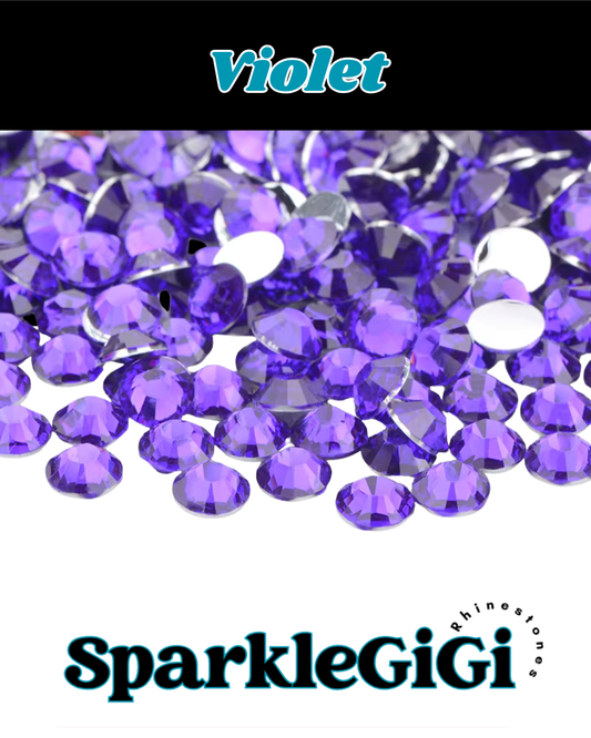 VIOLET/ DK AMETHYST Classic Rhinestone