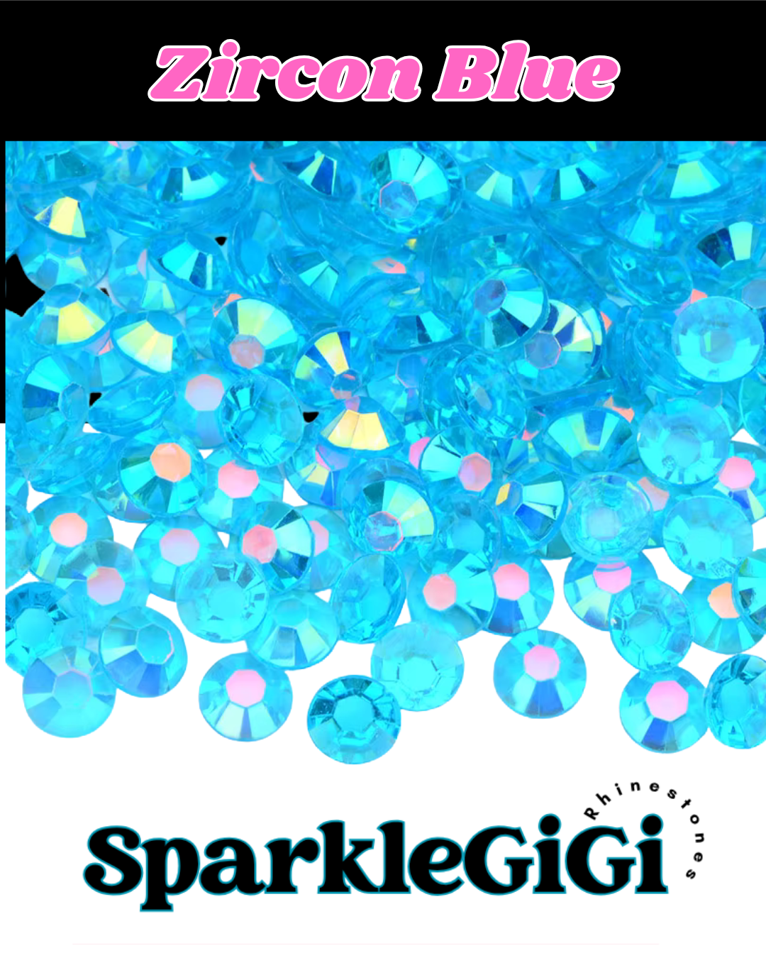 TRANSPARENT AB  Fill- Mixed Size Rhinestone